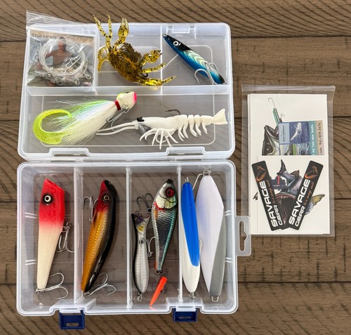 Kit esche pesca surf riva - kit,